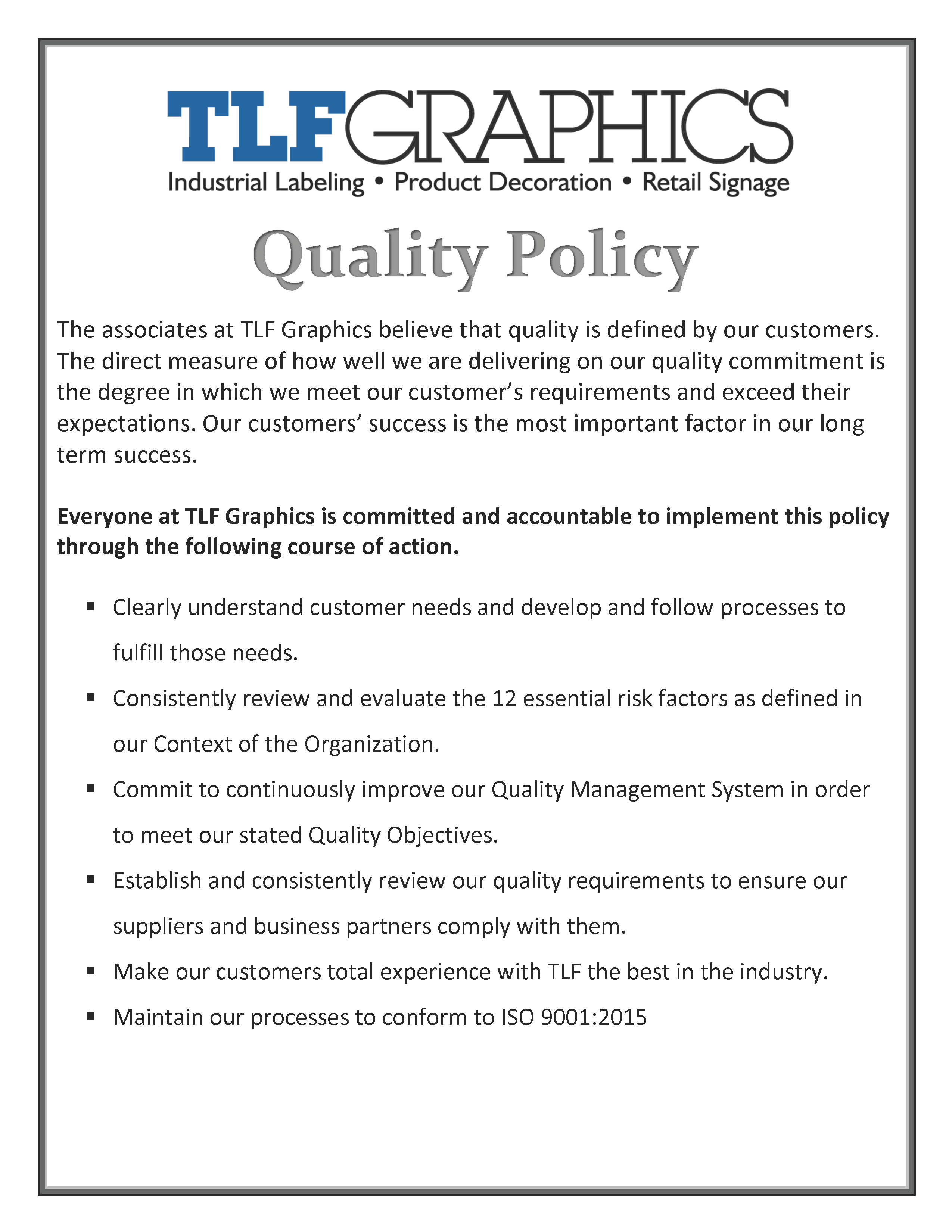 new-quality-policy